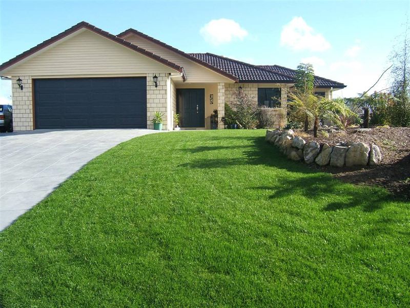 Finished residential lawn Finished residential lawn
