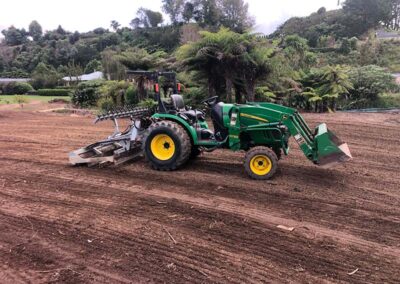 Levelling a large section