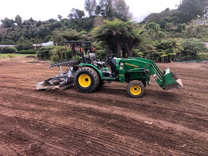 Levelling a large section Levelling a large section
