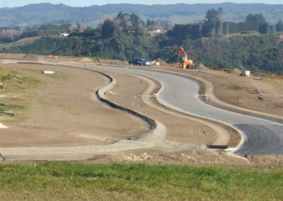 Contouring a subdivision at The Lakes